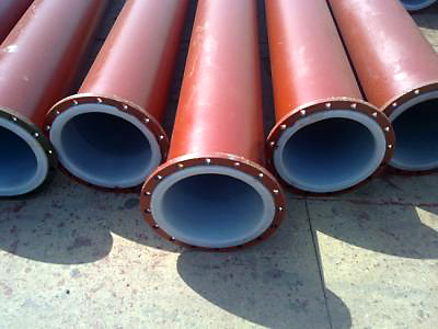 洛陽(yáng)電廠襯塑管道案例